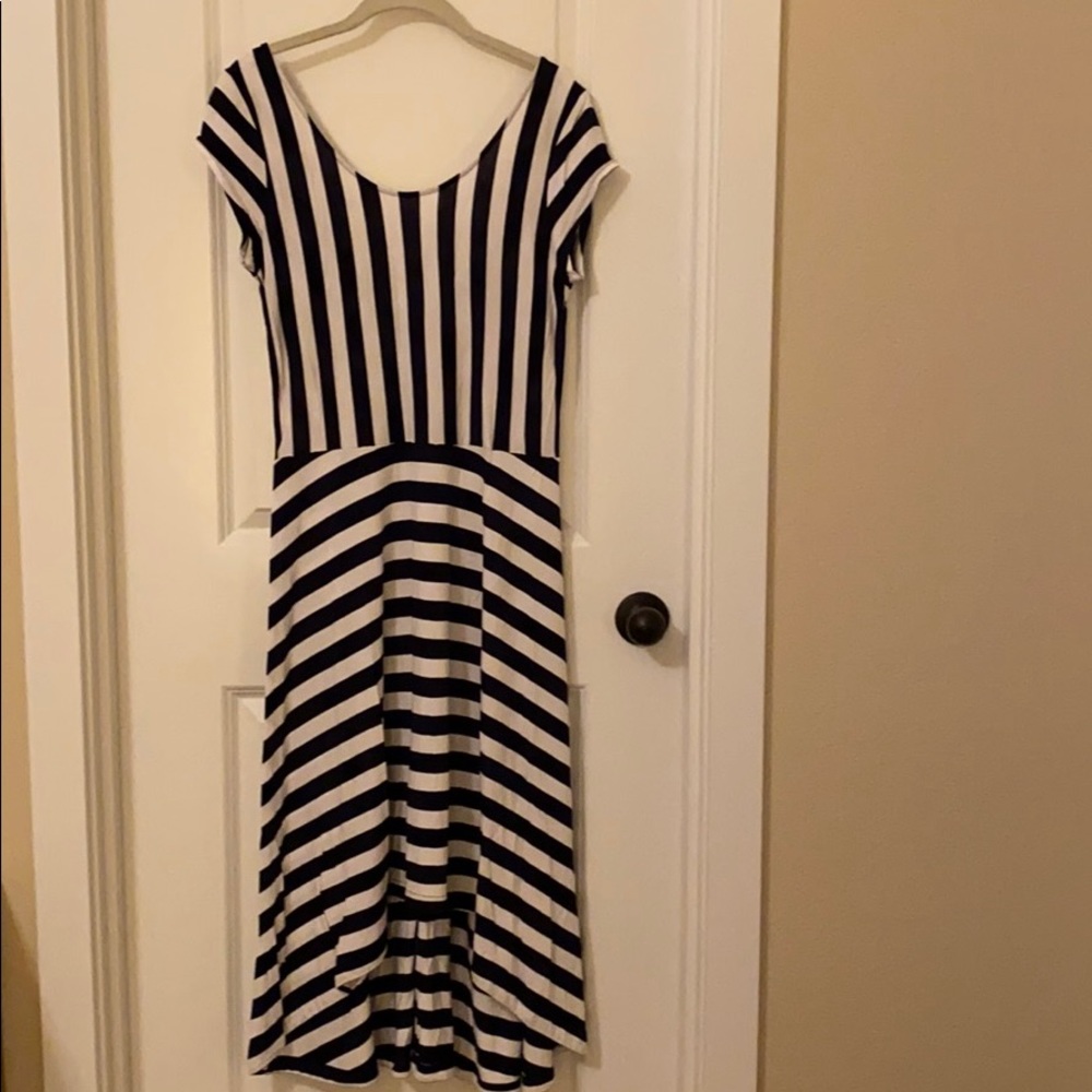 GAP Ballet Back Striped Dress